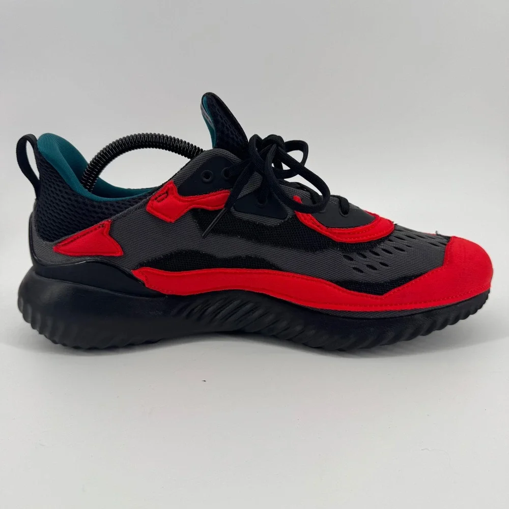 Adidas x Kolor Alphabounce Mens Black Red Grey Running Shoes AC7019 Size 9